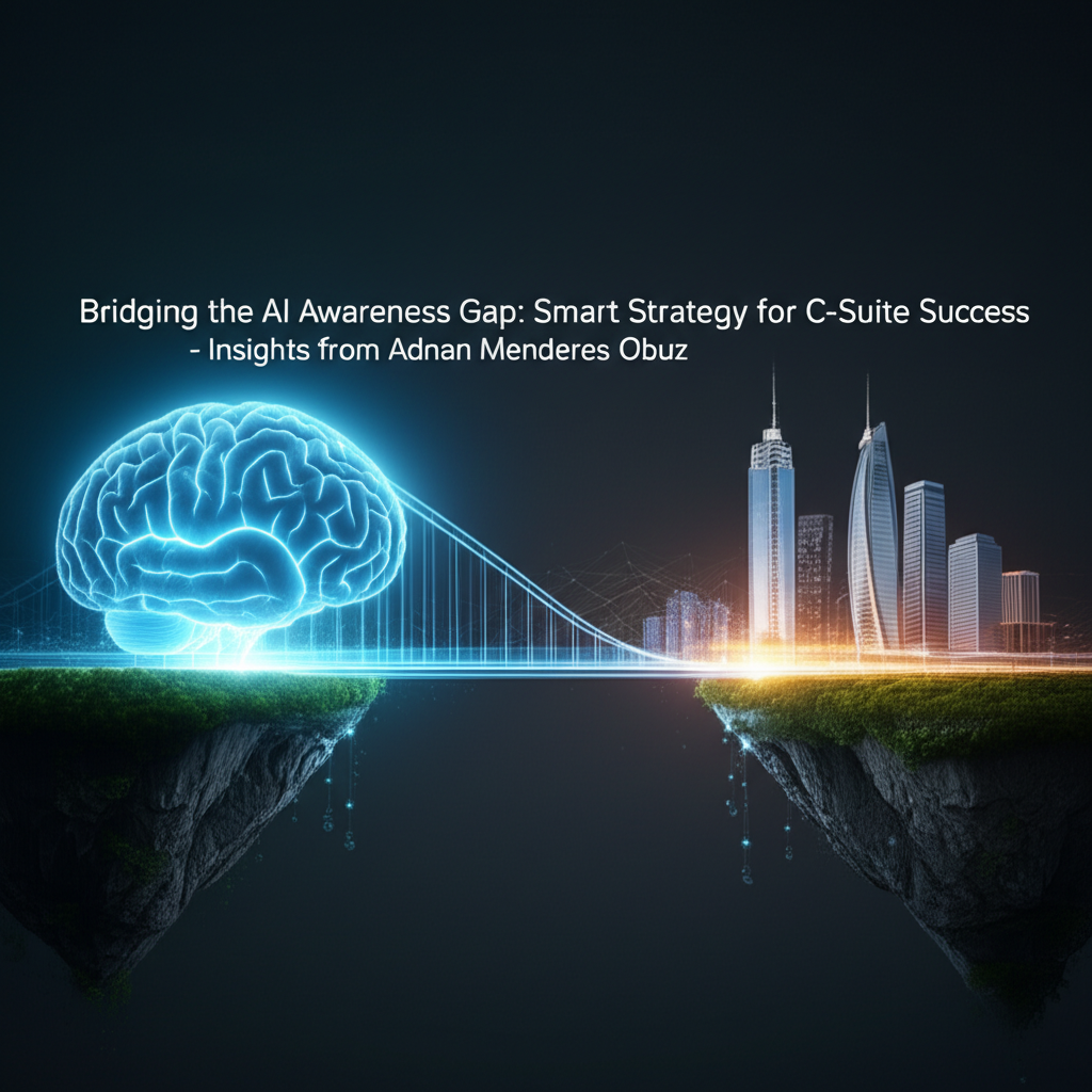 “Bridging the AI Awareness Gap: Smart Strategy for C-Suite Success – Insights from Adnan Menderes Obuz”