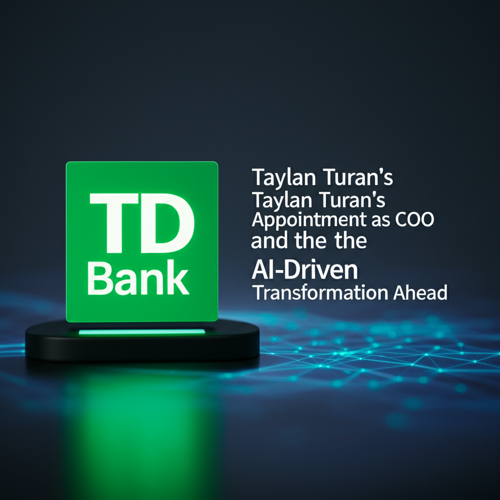**”TD Bank’s New Era: Taylan Turan’s Appointment as COO and the AI-Driven Transformation Ahead”**